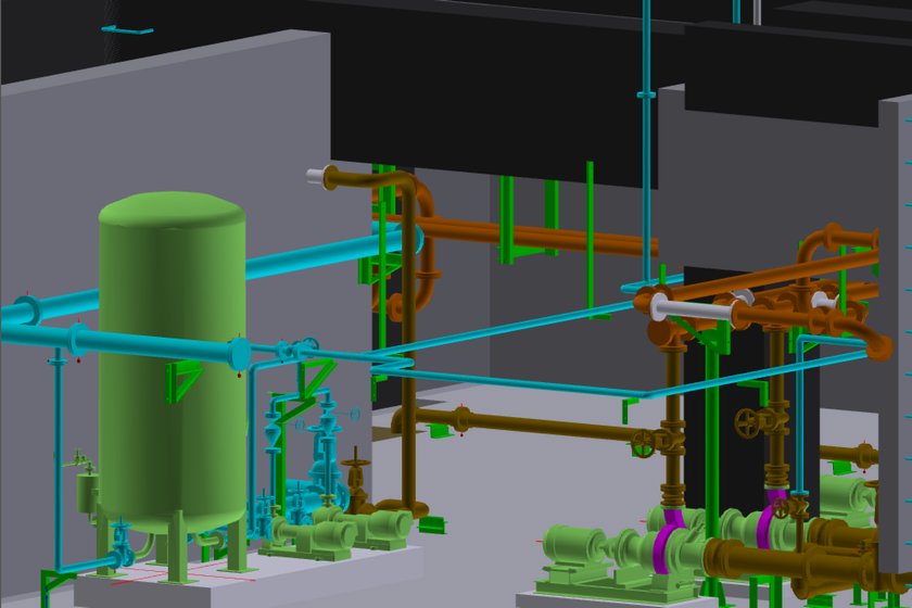 3D CADプラント配管設計