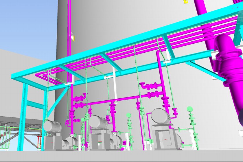 3D CADプラント配管設計