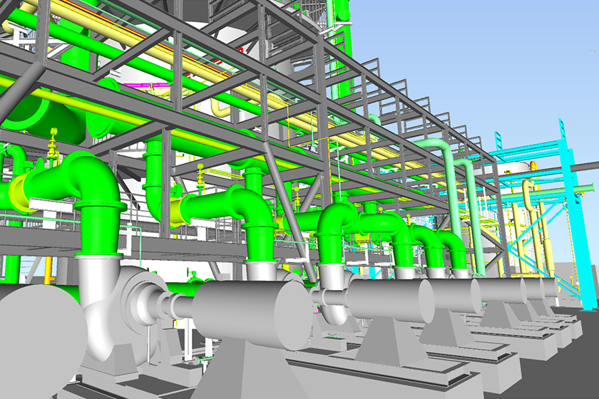 AUTOCAD PLANT 3Dでのプラント配管設計